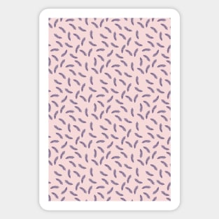 Purple Heather Pattern Sticker